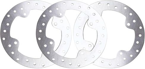 Front Left Right & Rear Brake Calipers + Front Rear Brake Rotor Discs Set Compatible with Can Am Outlander Renegade 1000 850 800 650 570 500 450 Max 6x6 OE # 705600862 705600859 705600999 in Saudi Arabia