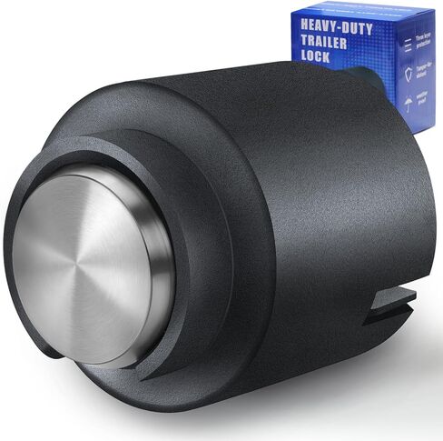 قفل مقطورة لوصلات توصيل بولدوج 1-7/8 بوصة و2 بوصة و2-5/16 بوصة، أقفال لسان مقطورة من الفولاذ المقوى شديدة التحمل مع تصميم مضاد للسرقة مغطى بالكامل، مطلي بالمسحوق لمقاومة الطقس in Kuwait