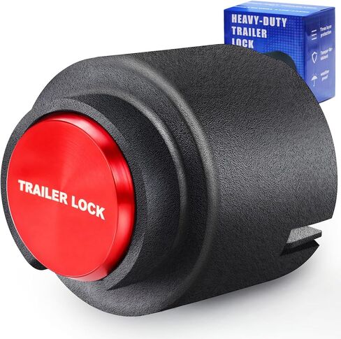 Trailer Lock for 1-7/8", 2",2-5/16" & Bulldog Couplers, Heavy-Duty Hardened Steel Trailer Tongue Locks with Fully Covered Anti-Theft Design, Powder-Coated for Weather Resistance in Saudi Arabia