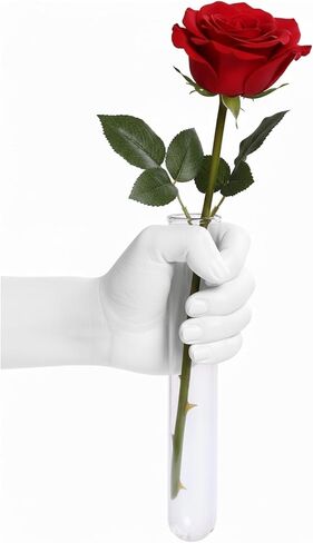 VEAGINS Gothic Hand Vase with Test Tube, Halloween Wall Decor for Indoor, Spooky Home Decoration for Gift (Gold) in Saudi Arabia