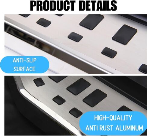 خطوات جانبية مناسبة لسيارة تويوتا هايلاندر 2020-2024 2025 L,LE,XLE,XSE,Limited, لوح الجري Nerf Bar in Kuwait