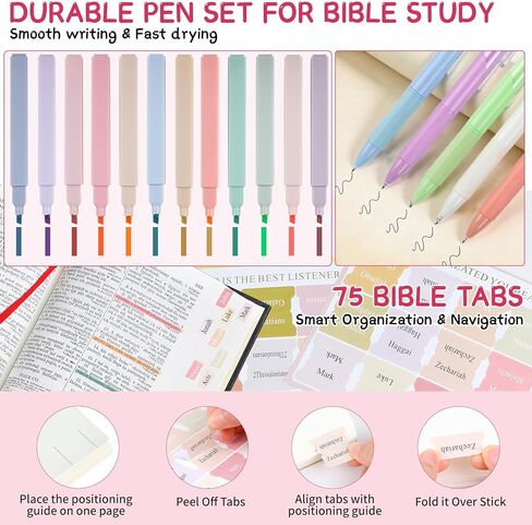 Bible Cover Case for Women, Large Bible Cover with Durable Handle and Zippered Pocket, Quilted Bible Carrying Case for Girls, Bible Holder with Study Supplies Accessories Christian Gifts for Women in Saudi Arabia