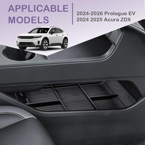 صينية تنظيم وحدة التحكم المركزية من RUNROAD متوافقة مع ملحقات 2024 2025 2026 Honda Prologue EV / 2024 2025 Acura ZDX، صينية مسند الذراع لفواصل منظم وحدة التحكم السفلية Prologue EV in Saudi Arabia