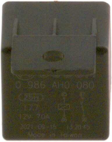 BOSCH 0986AH0080 Normal Open Mini Relay with Integral Mounting Bracket - 4 Pins, 12V DC, 70 Amp - Single in Saudi Arabia