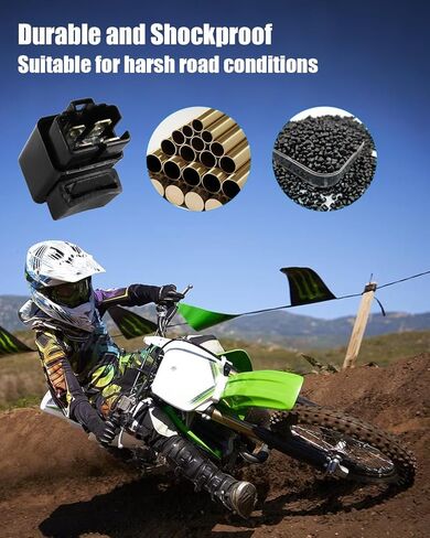 2Pcs 38740-24X50 Fuel Pump Fan Off Relay Assembly Fit for Suzuki DR125SE DR250SE GN250 GSXR1000 V-Strom Katana Bandit Replace 38740-39A00 in Kuwait