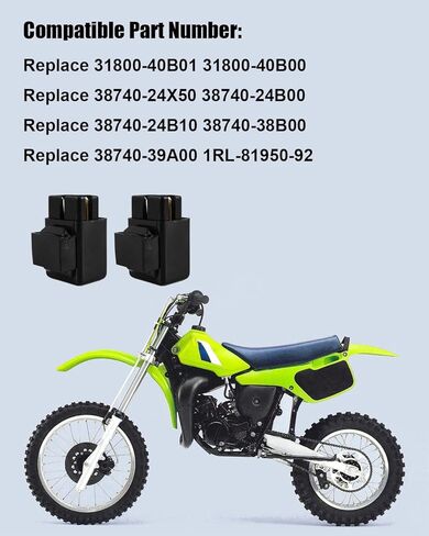 2Pcs 38740-24X50 Fuel Pump Fan Off Relay Assembly Fit for Suzuki DR125SE DR250SE GN250 GSXR1000 V-Strom Katana Bandit Replace 38740-39A00 in Kuwait