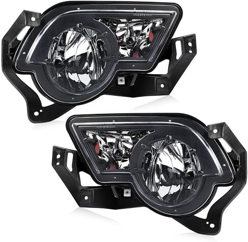 LQI Fog Lights Assembly w/Bulbs Compatible with Chevy Silverado 1500 2007-2015, Fit Chevy Silverado 2500HD 3500HD 2007-2014 Left & Right Front Bumper Fog Lamps Luces antiniebla, Smoky Lens in Saudi Arabia