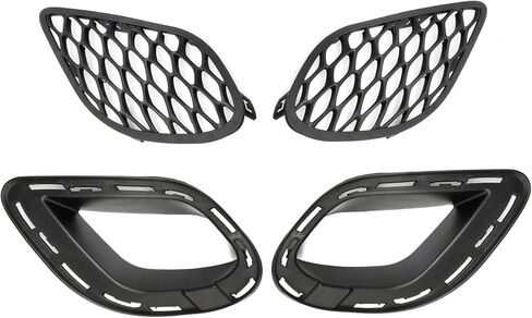 68280492AA Bumper Fog Light Grille Cover Bracket Kit Left and Right Side, Replacement for Dodge Charger GT 2018-2022 Charger SE 2015-2017, Replaces 68280493AA in Saudi Arabia