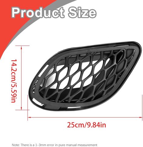 68280492AA Bumper Fog Light Grille Cover Bracket Kit Left and Right Side, Replacement for Dodge Charger GT 2018-2022 Charger SE 2015-2017, Replaces 68280493AA in Saudi Arabia