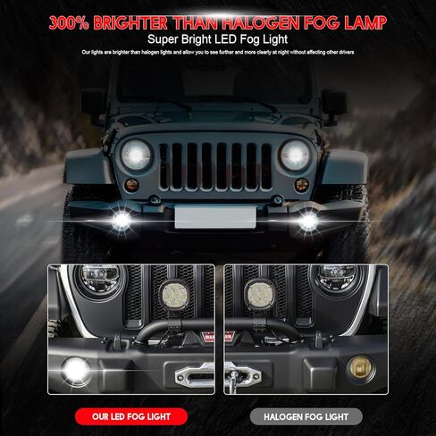 مصابيح الضباب 3.5 بوصة OEM 19626500 متوافقة مع SUBARU IMPREZA 2020-2024 المصد الأمامي H11 LED مصابيح الضباب الخفيفة اليسار الأيمن للسائق والركاب تجميعات مصابيح الضباب، 6000K شعاع أبيض، فائق السطوع. 2-حزمة. in Kuwait