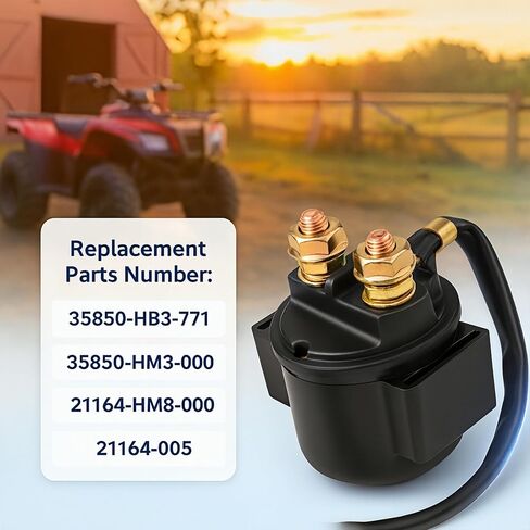 بدال بداية التشغيل الملف اللولبي لهوندا TRX250 TRX250EX TRX250X TRX200 TRX300 TRX350 TRX400EX وكاواساكي KZ440 KZ250 KZ550 KZ650 KZ750 KZ1000 ATV قطع غيار الدراجات النارية رقم 35850-HB3-771 35850-HM3-000 in Kuwait