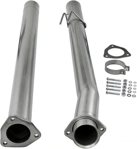 Stainless Steel Exhaust Pipe Kit for 2011-2019 Ford F-250 F-350 F-450 SuperDuty Pickup Truck 6.7L 4" Powerstroke Diesel in Kuwait