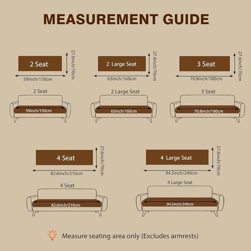 Couch Cover for Pets Plush, Non Slip Cozy Sofa Cover Pet Friendly, Soft Thick Fuzzy Sofa Slipcovers for 3 Cushions Washable Couch Sofa Funiture Protector(Light Brown,27.6'' x 63'') in Saudi Arabia