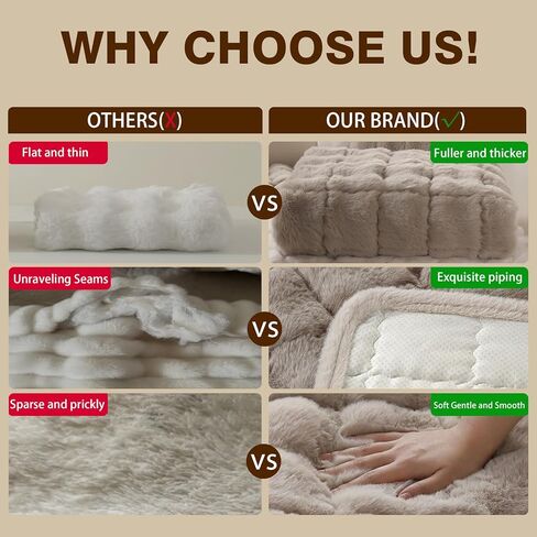 Couch Cover for Pets Plush, Non Slip Cozy Sofa Cover Pet Friendly, Soft Thick Fuzzy Sofa Slipcovers for 3 Cushions Washable Couch Sofa Funiture Protector(Light Brown,27.6'' x 63'') in Saudi Arabia