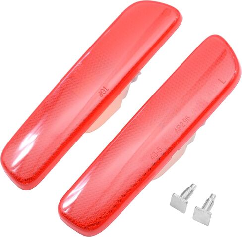 1Pair Rear Bumper Side Marker Signal Reflector Lamp Lights Left & Right Compatible For Lexus RX300 1999 2000 2001 2002 2003, IS300 2001 2002 2003 2004 2005,81750-48010 81760-48010 Red in Saudi Arabia