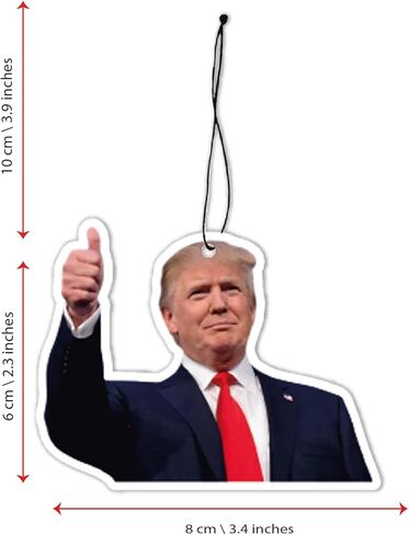 Trump Merchandise, Donald Trump Car Air Freshener, Trump Car Air Freshener, Donald Trump Gifts, Trump Car Accessories, Trump Car Fresheners Long Lasting, Trump Car Fresheners item (5pcs) in Saudi Arabia