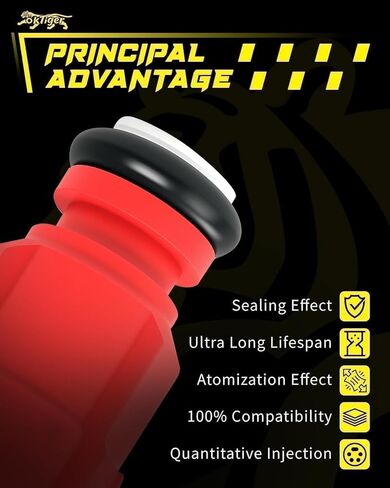 Oktiger Set of 6 Fuel Injectors 4.0L L6 Fits for Jeep Cherokee 1999 2000 2001, Grand Cherokee 1999 2000 2001 2002 2003 2004, Wrangler 1999-2004, OE# 0280156161, 0-280-156-161, 81212128,812-12128 in Kuwait
