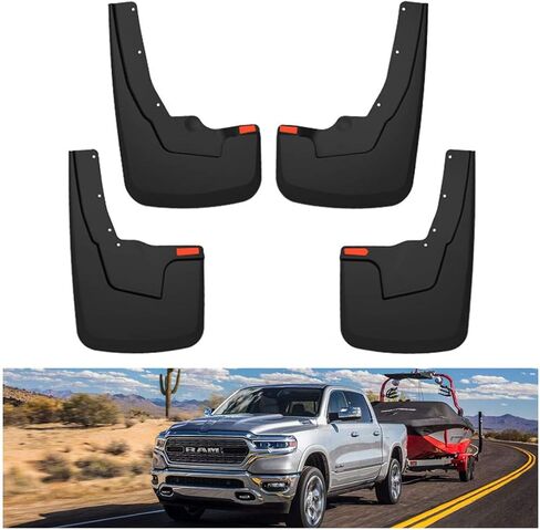 Kiwi Master Mud Flaps Compatible with 2015-2020 Ford F-150 Accessories Heavy Duty Front & Rear Mud Guards Replace OEM # FL3Z-16A550-AA FL3Z1-6A550-BA (with Fender Flares Only) in Saudi Arabia
