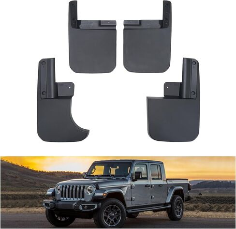 Kiwi Master Mud Flaps Compatible with 2015-2020 Ford F-150 Accessories Heavy Duty Front & Rear Mud Guards Replace OEM # FL3Z-16A550-AA FL3Z1-6A550-BA (with Fender Flares Only) in Saudi Arabia