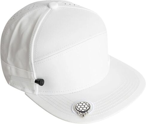 قبعة جولف مسطحة مكونة من 6 ألواح - Snapback - حامل تي شيرت مع تي شيرت ومغناطيس بيل مع علامة كرة - 100% مصنوع حسب الطلب in Saudi Arabia