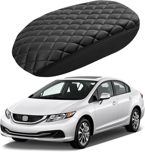 غطاء مسند الذراع لوحدة التحكم المركزية لسيارة Honda Civic 2006 2007 2008 2009 2010 2011 مغطى بالكامل ومضاد للخدش ملحقات داخلية in Kuwait