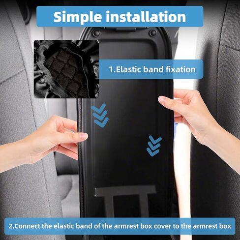 غطاء مسند الذراع لوحدة التحكم المركزية لسيارة Honda Civic 2006 2007 2008 2009 2010 2011 مغطى بالكامل ومضاد للخدش ملحقات داخلية in Kuwait