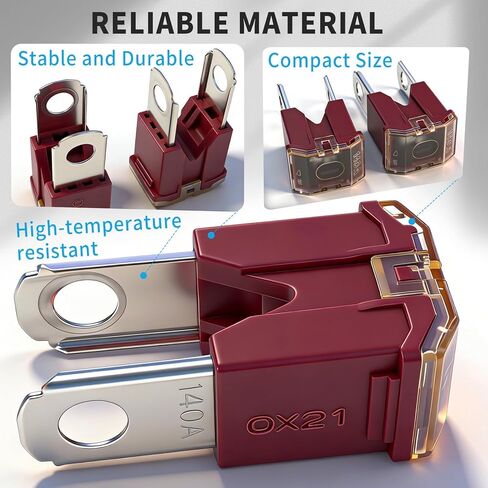 927-2140 9272140 140 أمبير فيوز لنيسان تويوتا فورد هيونداي موديلات PAL Bolt on Type Fuse يستبدل 90982-08286 24370-79920 90982-08272 18980-04805 9098208286 2437079920 MU840042 قطع غيار السيارات in Kuwait