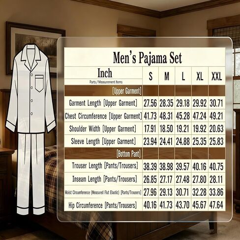 Gray Mens Pajamas Set 2 Piece, Long Sleeve Pajamas with Print Mens Pajama Pants, Soft Pijamas Para Hombres in Saudi Arabia