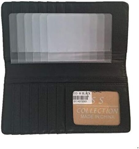 Men Wallet Western Bifold Check Book W011-30 Cross Praying Cowboy Ostrich Black in Saudi Arabia