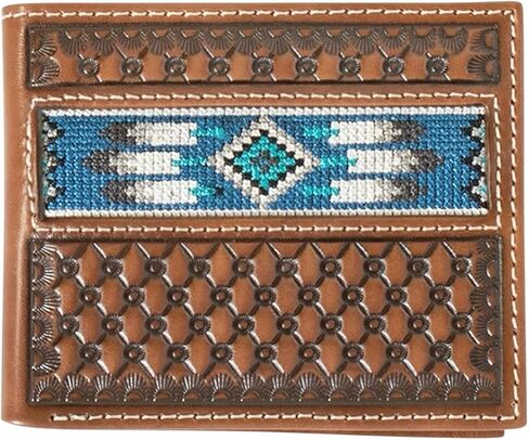 محفظة ARIAT Bifold Southwest Inlay، بني in Saudi Arabia