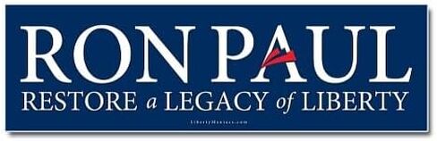CafePress Ron Paul 2012 Car Magnet 10 X 3 10" x 3", Bumper Magnet in Saudi Arabia