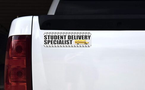 StickerTalk Delivery Specialist School Bus Magnet, 10 inches by 3 inches in Saudi Arabia
