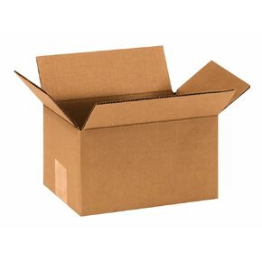 Aviditi 965 Corrugated Cardboard Box 9" L x 6" W x 5" H, Kraft, for Shipping, Packing and Moving (Pack of 25)