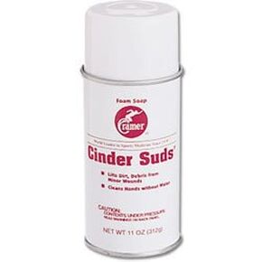 Cramer Cinder Suds, Waterless Foam Hand Soap and Wound Cleaner For Athletes, Athletic Training Room Hand Wash, No Water Sanitation Also Works on Wounds, Disinfectant 5 Ounce Spray