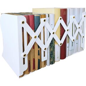 نهايات الكتب المعدنية من يوتشوني، نهايات الكتب للكتب الثقيلة، حامل كتب قابل للتعديل للأرفف، سدادة كتب للمنزل/المدرسة/المكتب، تمتد حتى 18.1 بوصة، وردي