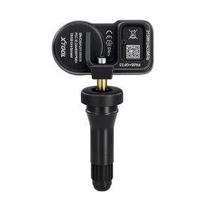 XTOOL TS100 TPMS Sensor(315/433MHz) for All Vehicles, Programmable OEM TPMS Sensor Replacement, Tire Pressure Monitoring System Sensor(Rubber Valves Pack of 1), Work with XTOOL TP150/IP819TP TPMS Tool in Kuwait