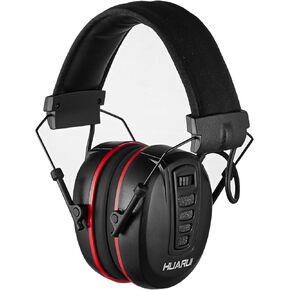 HUARUI Electronic Shooting Ear Protection+Sound Amplification Hunting Earmuff+Noise Reduction Headphones for Gun Range