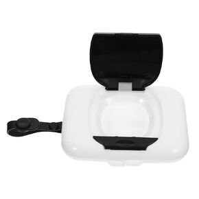 RORPOIR Box Wipe Box Diaper Wipe Carrying Case Refillable Wipe Holder Storage Tissue Container Portable Pouch Travel Storage Wipe Dispenser Handheld Diaper Bag Baby