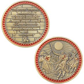 The Knights Templar Challenge Coin Armor of God Coin