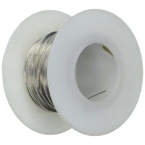 Jameco Valuepro 3819-100 سلك ربط، 24 AWG، شريط ناقل من النحاس الصلب، 100 بوصة لتر، فضي