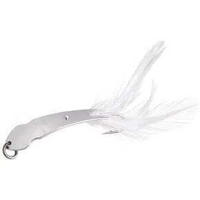 Luhr Jensen Pet Spoon, Chrome and White