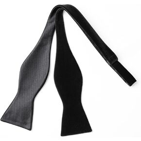 PACGOTH Bow Ties for Men, Velvet Self Tied Bow Ties for Men, Adjustable Vintage Velvet Bow Ties for Tuxedo Wedding Party