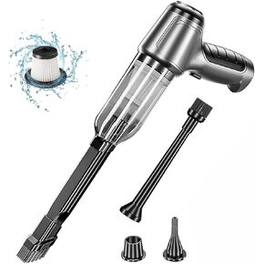 WOLLENWOLE Car Vacuum Cleaner - Cordless Handheld Electric Auto Cleaner & Blower, High Strong Suction Power 12000 Pa, Wireless Compact with Powerful Rechargeable Battery for Car Interior & Home in Kuwait