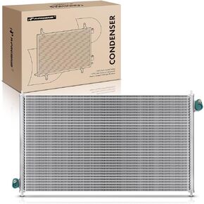 A-Premium Air Conditioning A/C Condenser Compatible with Honda Accord 1998-2002 L4 2.3L, Replace# 80100S84A00, 80100S84A10
