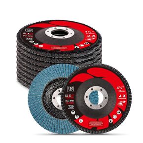 Flap Disc Grinding Wheels 4-1/2 Inch Flap Sanding Wheel Abrasive Wheels & Discs 4.5'' x 1/4'' x 7/8'' Aluminum Oxide Grinder Wheel for Angle Grinder-10 Pack (40#)