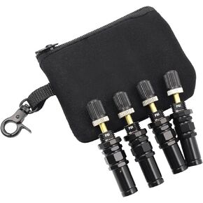 Handfly Tire deflators, 4Pcs Adjustable Tire Deflator Kit 10-30 PSI, for Off-Road Accessories of Tire Deflators for Jeeps, Cars, Trucks, Motorcycles, ATVs