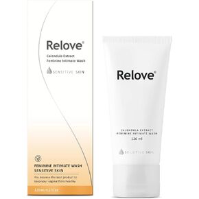 Relove Calendula Extract Feminine Intimate Wash | Gynecologist | Calendula Fragrance | pH-3.8 | Hypoallergenic | SLS,SLES Free | 4oz in Saudi Arabia