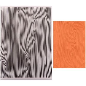 Woodgrain Texture Plastic Embossing Folders for Cards Making Woodgrain Embossing Folder for DIY Paper Crafts Scrapbooking Polymer Clay Decoration in Saudi Arabia