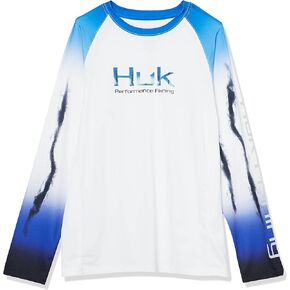 HUK Kids' Double Header Long Sleeve Shirt +Sun Protection