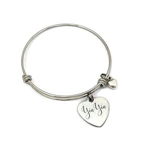 Yia Yia Bangle Bracelet: Gift for Yia Yia, Yia Yia Jewelry